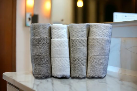 Набор полотенец 70х140 см Pupilla Life, банные 4 шт. | Зображення 3