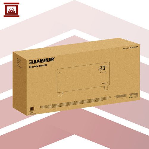 Електричний скляний обігрівач KAMINER ZELVA 2300–2500 Вт з Wi-Fi та пультом дистанційного керування | Зображення 2