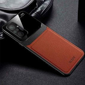 Чохол бампер DELICATE на Xiaomi Redmi Note 10 Pro колір Коричневый
