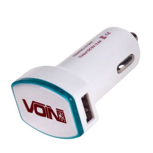 Автомобільний зарядний пристрій VOIN C-2026W 2USB (12 / 24V - 5V 2,4A) | Зображення 3