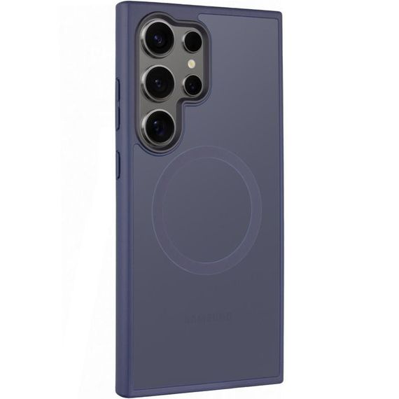 Чехол Ummi Colorful with MagSafe для Samsung Galaxy S25 Ultra Синий / Navy Blue