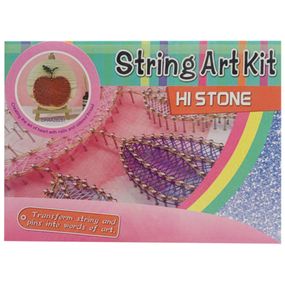 Детский набор для творчества стринг-арт "Яблоко" YG0115(28287) деревянная основа