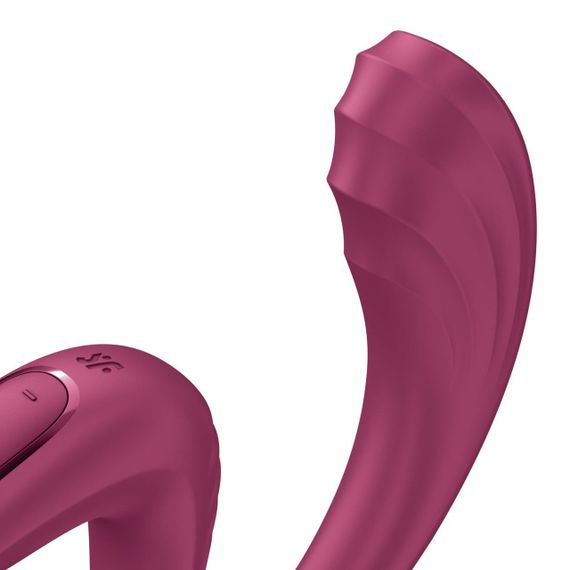 Вагінально-кліторальний вібратор Satisfyer G for Goddess 3 Wine Red (м'яте паковання!!!) Sex Aura | Зображення 4