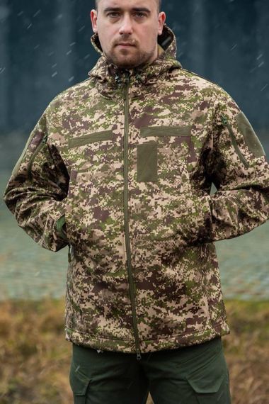 Військова куртка на флісі Soft Shell Military хижак | Зображення 1