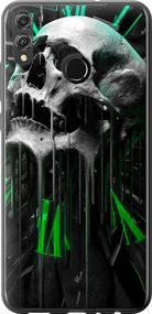 Чехол на Huawei Honor 8X Череп-часы "4100u-1596-17620"