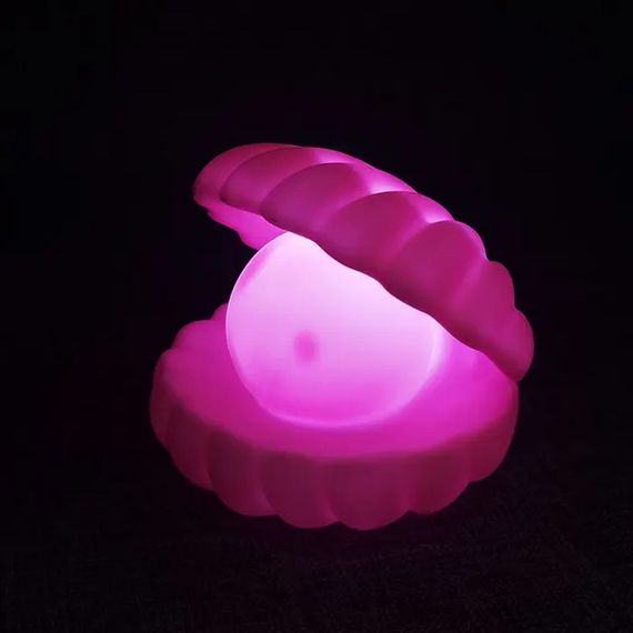 Ночник Ракушка с жемчужиной Perl Light · LED светильник настольный беспроводной с USB зарядкой | Зображення 5