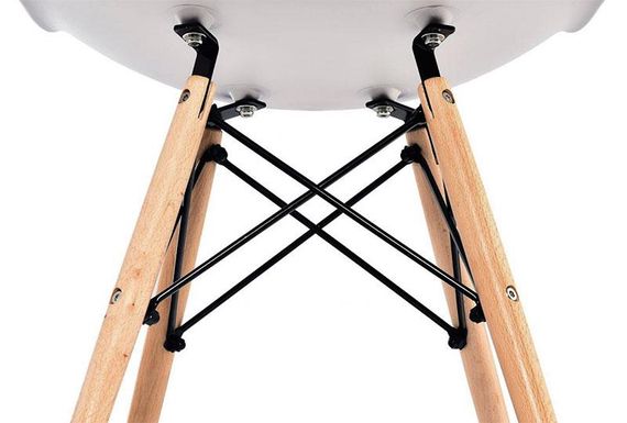 Стілець Eames DSW золотистий пластик, дизайн Charles & Ray Eames | Зображення 6