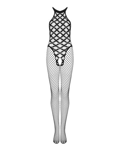 Сітчастий бодістокінг з імітацією боді Obsessive Bodystocking G332 S/M/L, black, з доступом sexstyle | Зображення 2