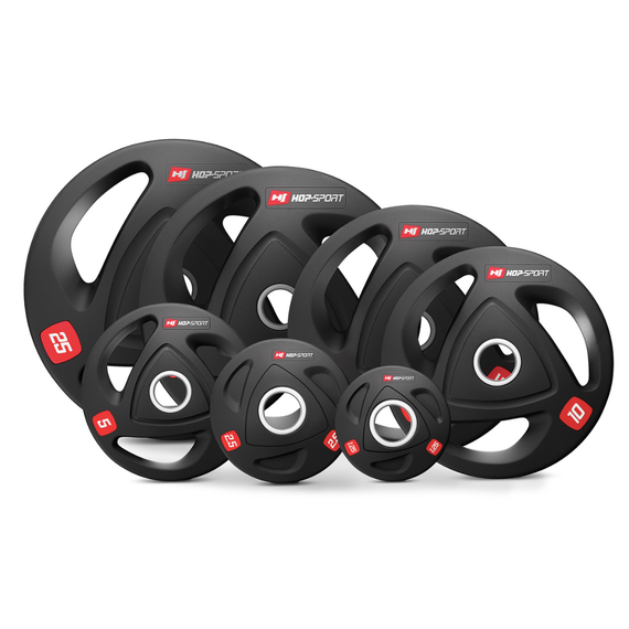 Набір олімпійський Hop-Sport PRO 150кг з грифом 220см | Зображення 1