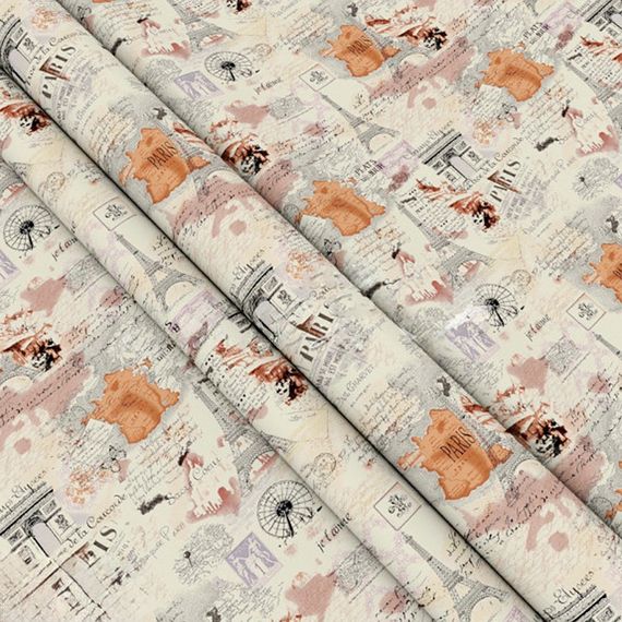 Постільна білизна Love You Бязь Gold Париж Полуторні | Зображення 1