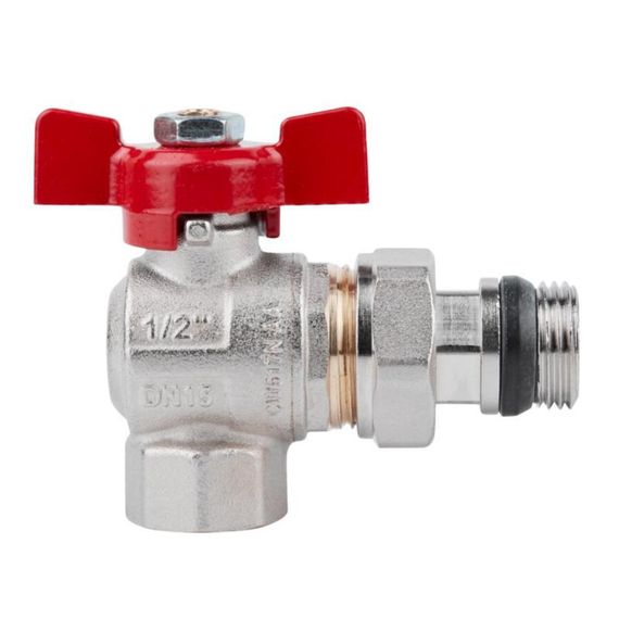 Кран кульовий Icma FAR. ROSSA 1/2" кутовий №362 | Зображення 2