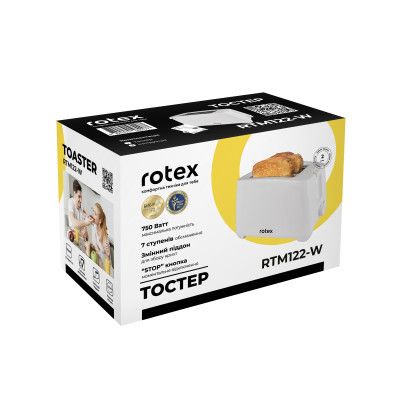 Тостер Rotex RTM122-W | Зображення 6