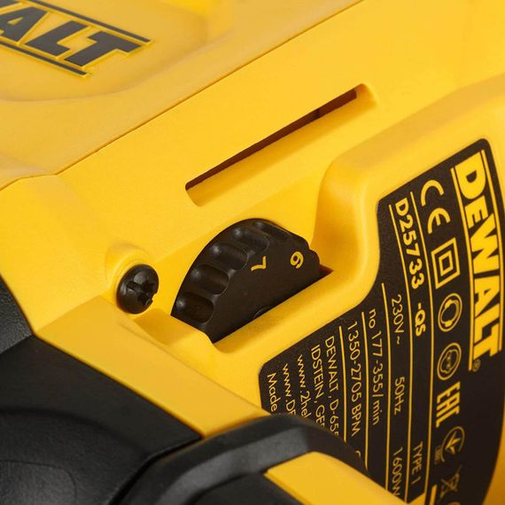 Перфоратор мережевий SDS-MAX 13,3 Дж DeWALT D25733K | Зображення 9