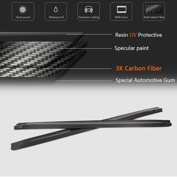 Накладки на пороги (для F86, Карбон) для BMW X6 F-16 2014-2019 рр | Зображення 4