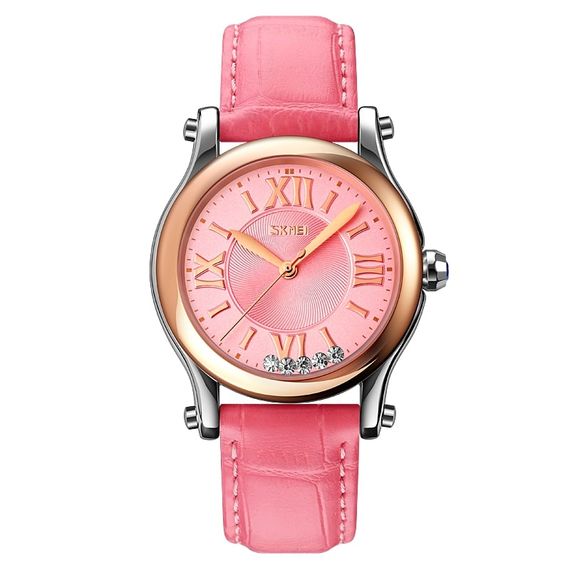 Класичний жіночий годинник Skmei 9265PK Pink