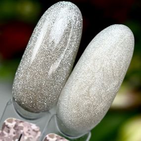 Світловідбивна база Crooz Crystal Base №04 (айворі з блиском) 8мл