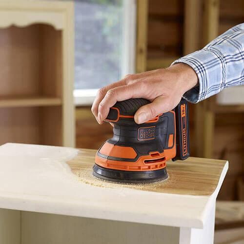 Шліфмашина ексцентрикова акумуляторна BLACK+DECKER BDCROS18N | Зображення 3