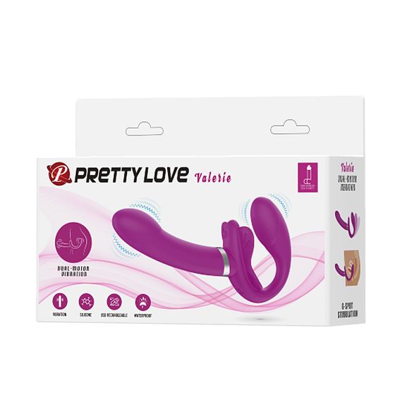 Страпон - Pretty Love Valerie Strapless Strap-On | Зображення 1