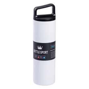 Термос металевий 500 мл Bottle Sport з вакуумною ізоляцією білий HPGM5009W