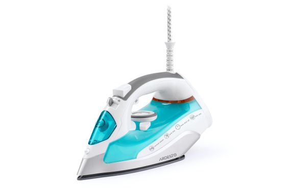 Праска Ardesto IR-C2228-TQ/ 2200Вт/ 280мл/ пар/ самоочищення/ антикапля/керам.під/блакитний (IR-C2228-TQ)