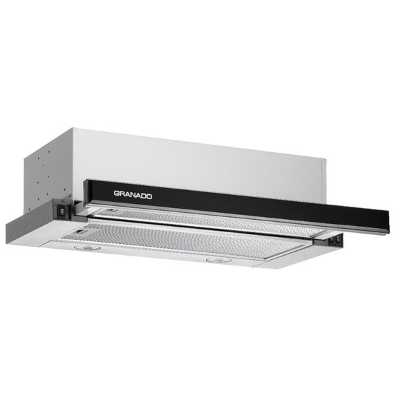 Витяжка кухонна GRANADO Telde 603-700 inox black glass (GCH16371) | Зображення 1