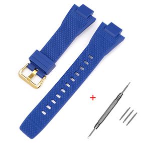 Ремешок для Casio G-Shock GST-B400 Blue Gold