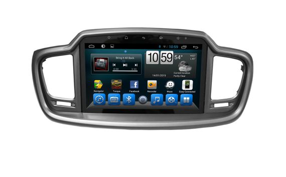 Автомагнитола KIA Sorento 2015. Kaier KR-1082 Android, без DVD. 4-х ядерный процессор