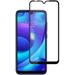 Защитное стекло 3D для Xiaomi Redmi Note 7 / Note 7 Pro / Note 7s черное (полная проклейка на весь экран)