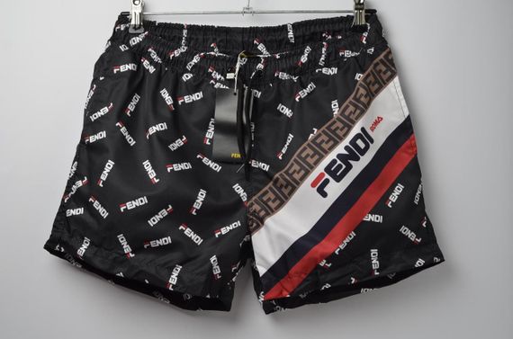 Плавки FENDI Black плавальні шорти фенді шорты плавательные мужские шорти для спорту фенди
