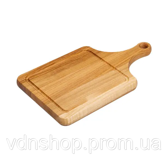 Кухонная разделочная доска деревянная 35×20 см с прямоугольной основой C7W250350 | Зображення 1