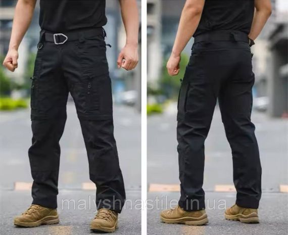 Штани тактичні карго YINREN 4.0 Black (чорний) | Зображення 1