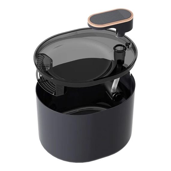 Автоматична напувалка для домашніх тварин на 3 л, від USB, LY-292, Сіра / Автоматичний фонтан для собак та котів | Зображення 3