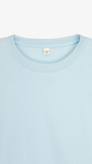 Футболка однотонна жіноча W25-02 XL Блакитний shop (2000991020849) | Зображення 1
