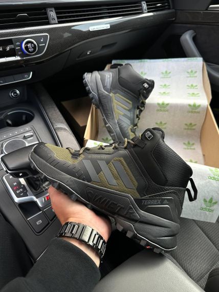 Мужские зимние кроссовки  Terrex Swift R Army Green , Вьетнам  осень  / еврозима 45 29 см | Зображення 3