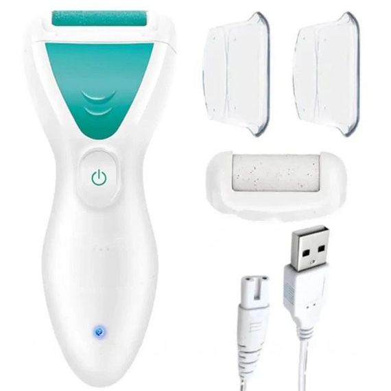 Електрична пемза для ніг з 2 насадками, від USB, VGR V-812 / Акумуляторна пемза для п'ят / Електропемза | Зображення 2