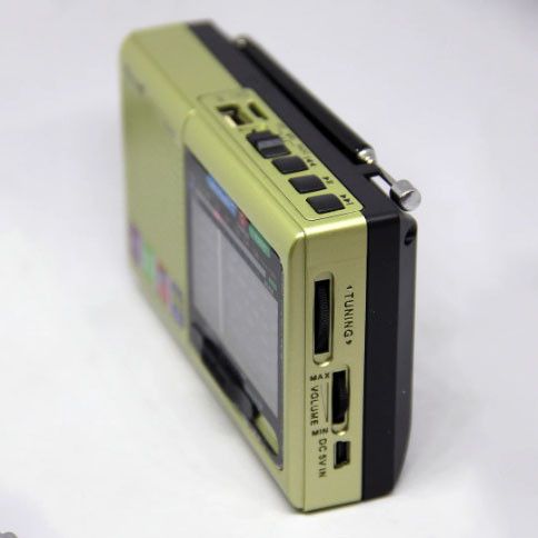 Портативная колонка радио MP3 USB Golon RX-6622. EI-656 Цвет: золотой | Зображення 3