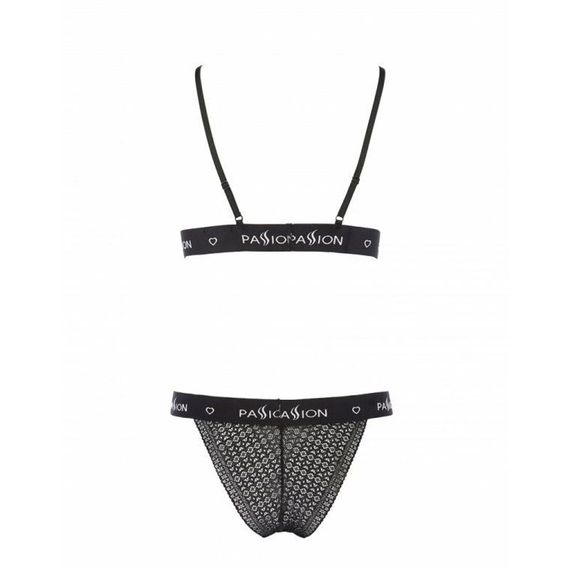 Комплект білизни Passion Exclusive GLAMISS SET XXL/XXXL, black | Зображення 3