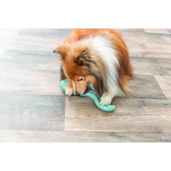 Іграшка Trixie для собак Змія для ласощів термопластична гума 27 см зелена | Зображення 7