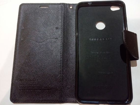Чохол-книжка Goospery для Huawei P8 Lite  чорний | Зображення 2