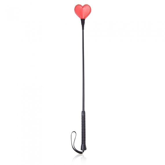 Стек DS Fetish Crop heart red/black