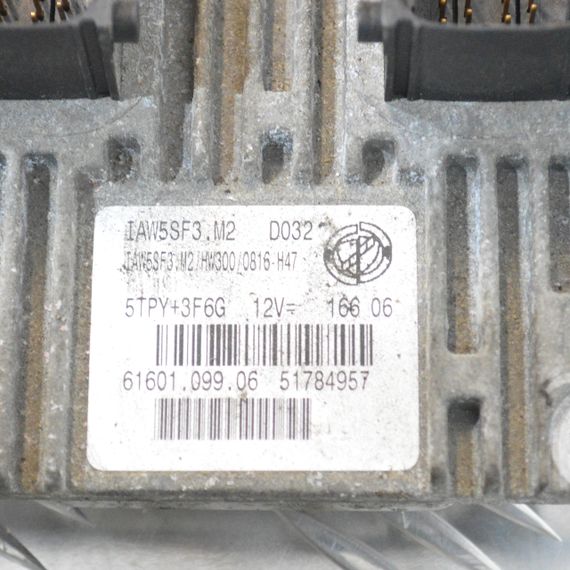 Блок управління двигуном 1.4 Fiat Grande Punto 2005-2015 Комп'ютер ЕБУ мотору Фіат Гранде Пунто 51784957 | Зображення 1