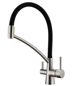 Кухонний змішувач Fabiano FKM 31.10 Inox Black 8231.403.0058