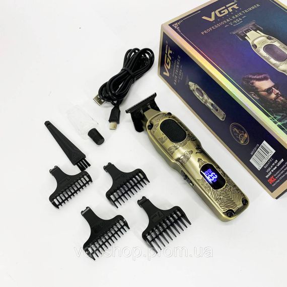 Профессиональный беспроводной триммер, Профессиональная окантовочная машинка для стрижки волос UN-74 | Зображення 3