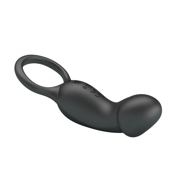 Эрекционное кольцо Pretty Love Trae с вибростимулятором, черный, 11.2 х 2.7 см sexstyle | Зображення 4
