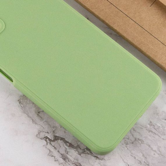 Силиконовый чехол Candy Full Camera для Oppo A96 Фисташковый | Зображення 2