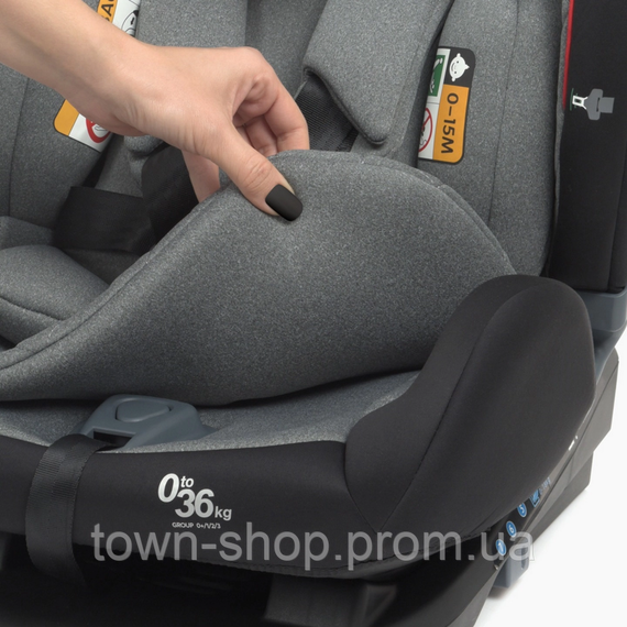 Автокресло ME 1093 MEMPHIS Gray Black | Зображення 7