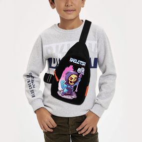 Сумка через плече дитяча Скелетор 29х17 см сумка слінг для хлопчика (02309)