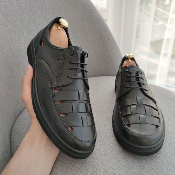 Закриті шкіряні сандалі чоловічі 40 41 розмір | Зображення 5