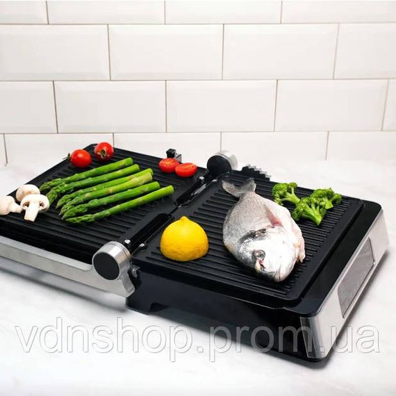 Сендвичница для горячих бутербродов Magio, Контактный гриль для шашлыков Гриль мяса с прижимом NY-79 | Зображення 6