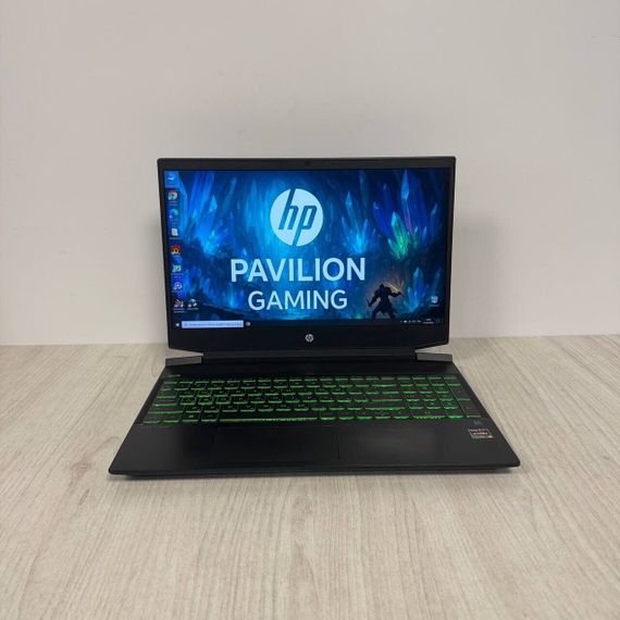 Ігровий ноутбук Б-клас HP Pavilion Gaming 15-ec2023ua / 15.6" (1920x1080) IPS / AMD Ryzen 5 5600H (6 (12) ядер по 3.3 - 4.2 GHz) / 8 GB DDR4 / 512 GB SSD / nVidia GeForce RTX 3050 Ti, 4 GB GDDR6, 128-bit / WebCam б/в | Зображення 1